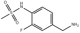 3-fluoro-4-(MethylsulfonylaMino)benzylaMine Structure