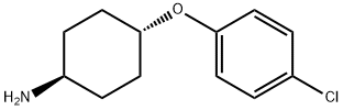 3-피롤리디놀,4-(4-클로로페녹시)-,트랜스- 구조식 이미지
