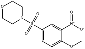 4-[(4-Methoxy-3-nitrobenzene)sulfonyl]Morpholine Structure