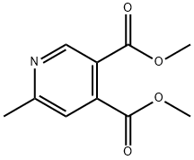 diMethyl 6-Methylpyridine-3,4-dicarboxylate Structure