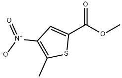 Methyl 5-Methyl-4-nitrothiophene-2-carboxylate 구조식 이미지