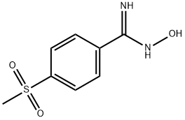 N-Hydroxy-4-Methanesulfonylbenzene-1-carboxiMidaMide Structure