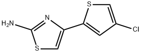 2-티아졸라민,4-(4-클로로-2-티에닐)- 구조식 이미지