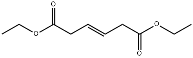 Diethyl trans-3-Hexenedioate 구조식 이미지