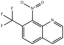 8-Nitro-7-(trifluoroMethyl)quinoline Structure