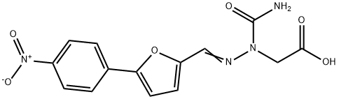 Dantrolene Related Compound B (50 mg) (5-(4-nitrophenyl)-2-furaldehyde-(2-carboxymethyl) semicarbazone) Structure