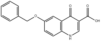 6-Benzyloxy-4-oxo-1,4-dihydro-quinoline-3-carboxylic acid Structure