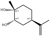 p-Menth-8-ene-1,2-diol Structure