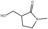 2-Pyrrolidinone,3-(hydroxymethyl)-1-methyl-(9CI) 구조식 이미지