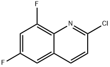 2-chloro-6,8-difluoroquinoline Structure