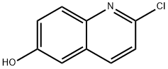 2-Chloro-6-hydroxyquinoline 구조식 이미지