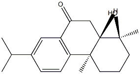 19-r-4-hydroxyabieta-8,11,13-trien-7-one 구조식 이미지