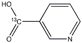 Nicotinic Acid-13C1 Structure