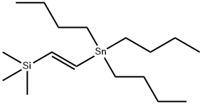 트리부틸[(1E)-2-(트리메틸실릴)에테닐]스탄난 구조식 이미지