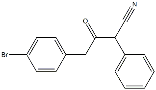 a-Phenyl-g-(4-broMophenyl)acetoacetonitrile Structure