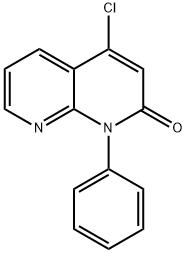 4-Chloro-1-phenyl-1,8-naphthyridin-2(1H)-one Structure