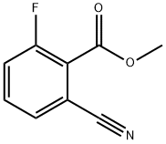 methyl 2-cyano-6-fluorobenzoate 구조식 이미지