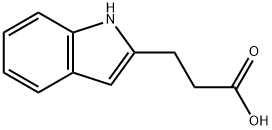 3-(1H-Indol-2-yl)propanoic acid 구조식 이미지