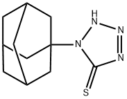 1,2-Dihydro-1-tricyclo[3.3.1.1(3,7)]dec-1-yl-5H-tetrazole-5-thione Structure