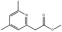 Methyl 2-(4,6-diMethylpyridin-2-yl)acetate Structure