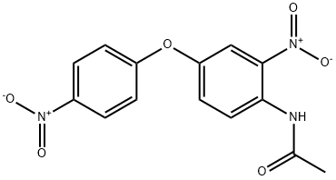 AcetaMide, N-[2-nitro-4-(4-nitrophenoxy)phenyl]- Structure