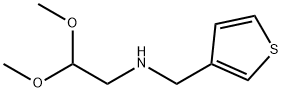 2,2-DiMethoxy-N-(thiophen-3-ylMethyl)ethanaMine Structure