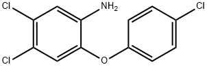 4,5-Dichloro-2-(4-chlorophenoxy)aniline Structure