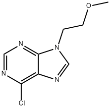 6-Chloro-9-(2-Methoxy-ethyl)-9H-purine Structure