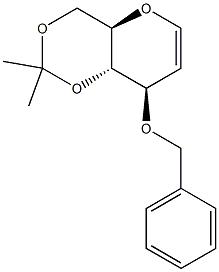 3-O-Benzyl-4,6-O-isopropylidene-D-glucal, 97% 구조식 이미지
