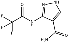 3-(2,2,2-TrifluoroacetaMido)-1H-pyrazole-4-carboxaMide Structure