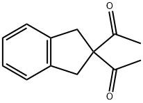 2,2-diacetyl-indane Structure