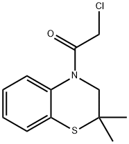 4-(2-Chloroacetyl)-2,2-diMethyl-2H-1,4-benzothiazine, 97% Structure