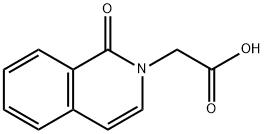 (1-Oxo-1H-isoquinolin-2-yl)-acetic acid Structure