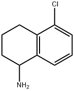 5-chloro-1,2,3,4-tetrahydronaphthalen-1-aMine Structure