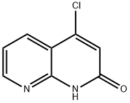 4-클로로-1,8-나프티리딘-2(1H)-온 구조식 이미지
