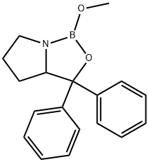 1H,3H-Pyrrolo[1,2-c][1,3,2]oxazaborole, tetrahydro-1-Methoxy-3,3-diphenyl- Structure