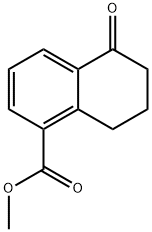 메틸5-옥소-5,6,7,8-테트라히드로나프탈렌-1-카르복실레이트 구조식 이미지