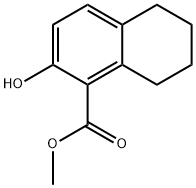 Methyl 2-hydroxy-5,6,7,8-tetrahydronaphthalene-1-carboxylate, 97% Structure