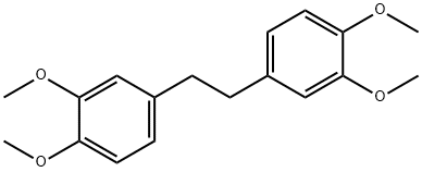 Benzene, 1,1'-(1,2-ethanediyl)bis[3,4-diMethoxy- Structure