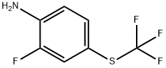 2-Fluoro-4-(trifluoroMethylthio)aniline Structure