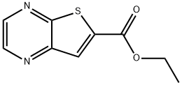 에틸티에노[2,3-b]피라진-6-카르복실레이트 구조식 이미지