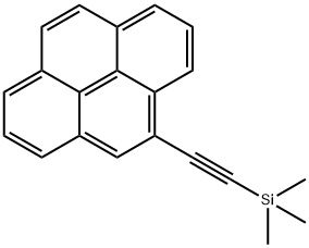 4-[2-(TriMethylsilyl)ethynyl]pyrene 구조식 이미지