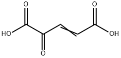 3,4-didehydro-2-ketoglutaric acid 구조식 이미지