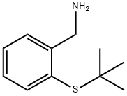(2-(tert-butylthio)phenyl)MethanaMine 구조식 이미지
