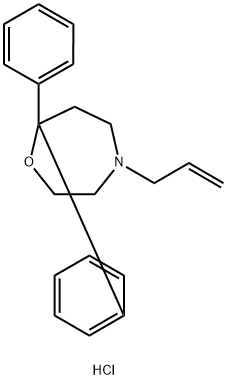 4-알릴-7,7-디페닐-1,4-옥사제판염산염 구조식 이미지