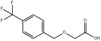 2-((4-(trifluoroMethyl)benzyl)oxy)acetic acid Structure