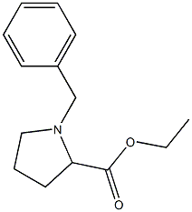 Ethyl 1-benzylpyrrolidine-2-carboxylate Structure