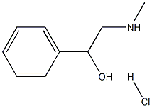 alpha-((MethylaMino)Methyl)benzeneMethanol hydrochloride 구조식 이미지