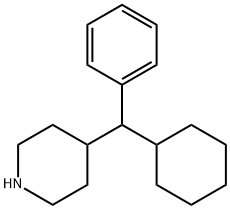 4-(Cyclohexyl(phenyl)Methyl)piperidine Structure