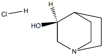 (S)-(+)-quinuclidin-3-ol hydrochloride 구조식 이미지